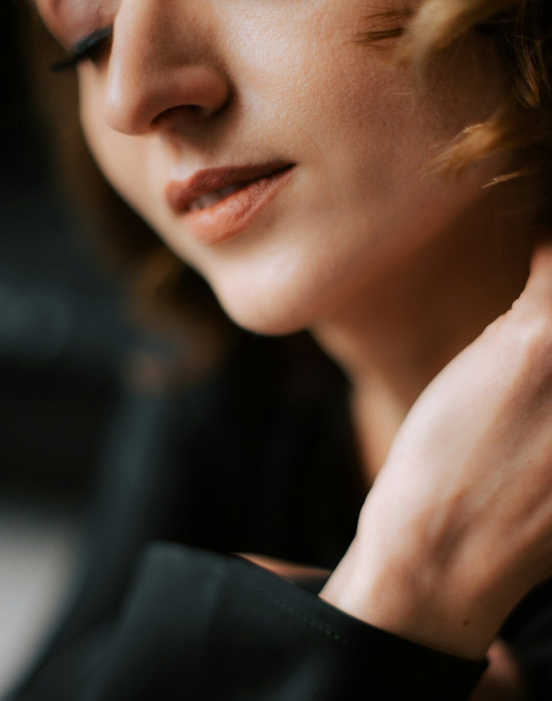 Studio portrait of a young Belgian businesswoman